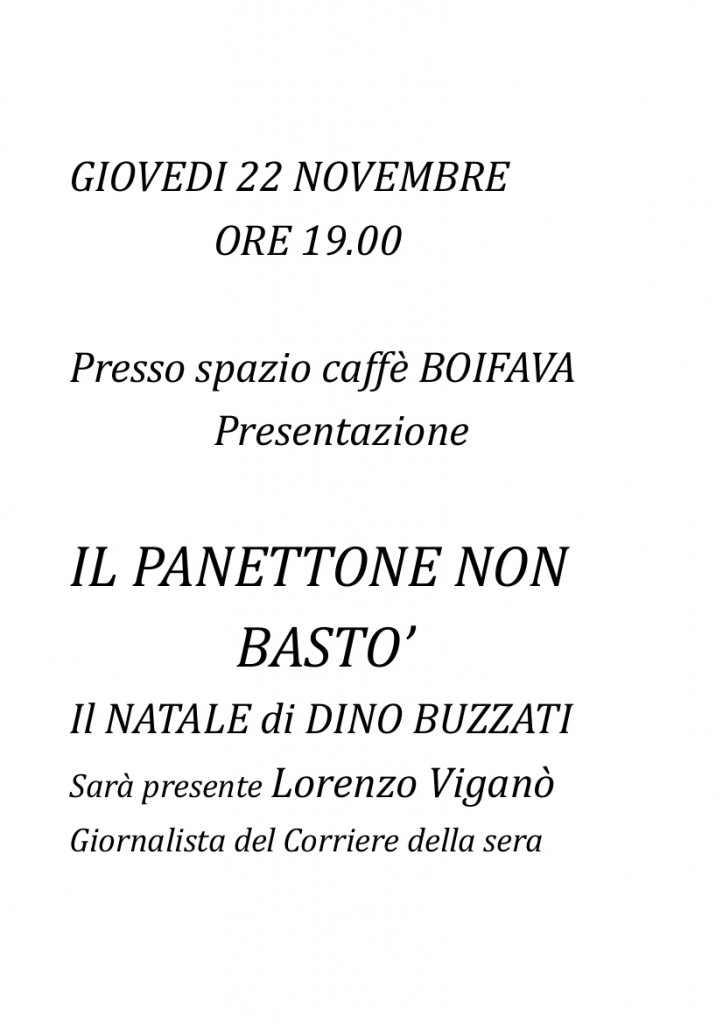 GIOVEDI 22 NOVEMBRE