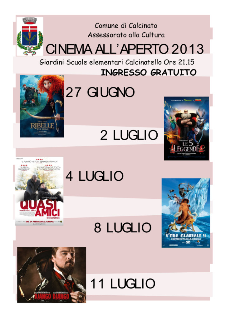 cinema aperto 2013