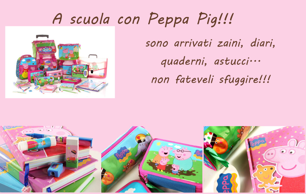 peppa pig zaini