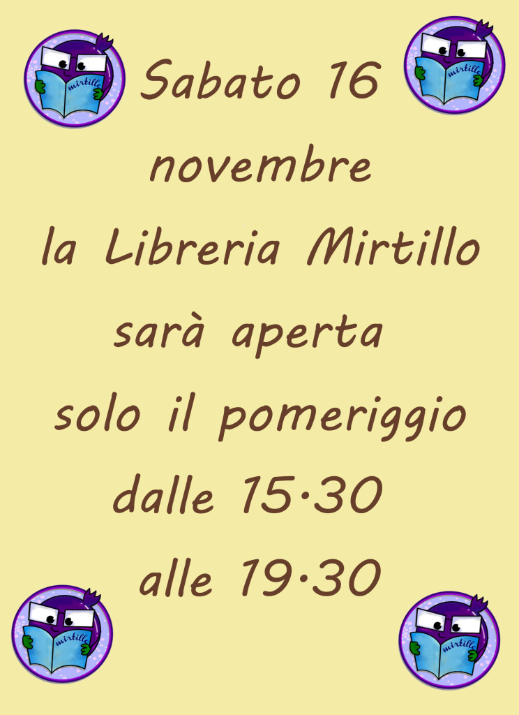 chiuso sabato 16 novembre